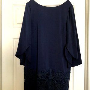 Dressier navy dress.
